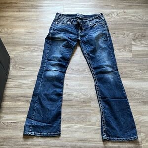 Silver Jeans Dark Blue Flare Jeans